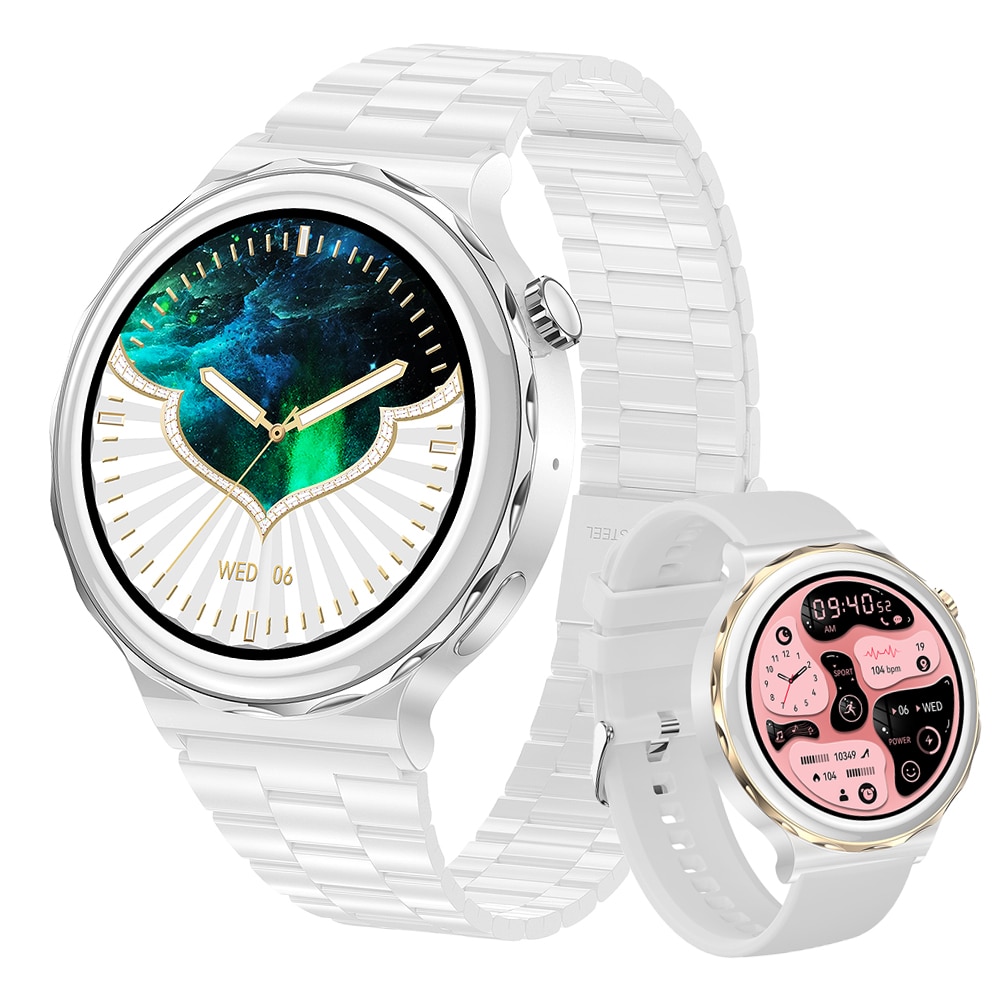 HK43 NFC Ʈ ġ    Ʈ ġ es  ȭ Smartwatch IP68  1.36 ġ 390*390 HD ȭ